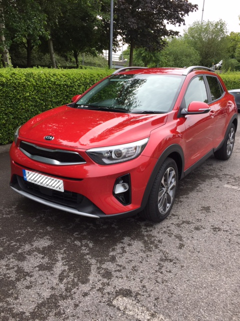 Red Kia Stonic